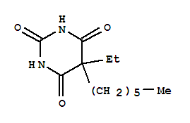 2,4,6(1H,3H,5H)-Pyrimidinetrione,5-ethyl-5-hexyl-