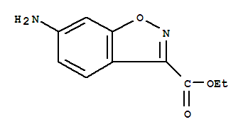 1,2-Benzisoxazole-3-carboxylic acid, 6-amino-, eth...