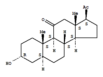 Pregnane-11,20-dione,3-hydroxy-, (3a,5a)-