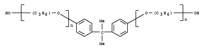 Poly[oxy(methyl-1,2-ethanediyl)],a,a'-[(1-methylethylidene)di-4,1-phenylene]bis[w-hydroxy-