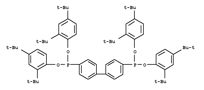 Phosphonous acid,P,P'-[[1,1'-biphenyl]-4,4'-diyl]bis-,P,P,P',P'-tetrakis[2,4-bis(1,1-dimethylethyl)phenyl] ester