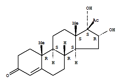 Pregn-4-ene-3,20-dione,16,17-dihydroxy-, (16a)-