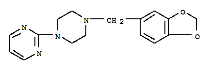 1-(2-Pyrimidyl)-4-Piperonylpiperazine