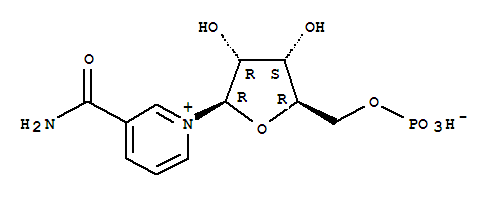 Pyridinium,3-(aminocarbonyl)-1-(5-O-phosphono-b-D-ribofuranosyl)-, inner salt