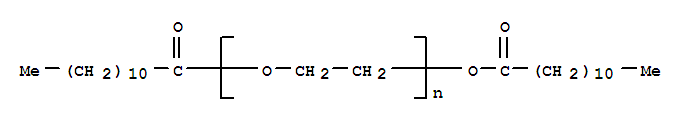 Poly(oxy-1,2-ethanediyl),a-(1-oxododecyl)-w-[(1-oxododecyl)oxy]-  