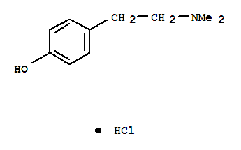 Phenol,4-[2-(dimethylamino)ethyl]-, hydrochloride (1:1)