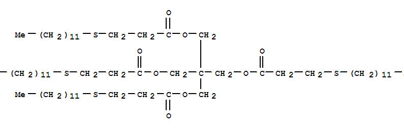 Propanoic acid,3-(dodecylthio)-,1,1'-[2,2-bis[[3-(dodecylthio)-1-oxopropoxy]methyl]-1,3-propanediyl] ester