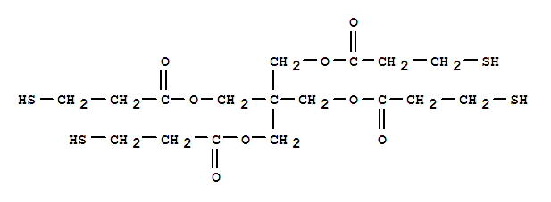 Propanoic acid,3-mercapto-, 1,1'-[2,2-bis[(3-mercapto-1-oxopropoxy)methyl]-1,3-propanediyl]ester