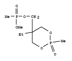 Phosphonic acid,P-methyl-, (5-ethyl-2-methyl-2-oxido-1,3,2-dioxaphosphorinan-5-yl)methyl methylester