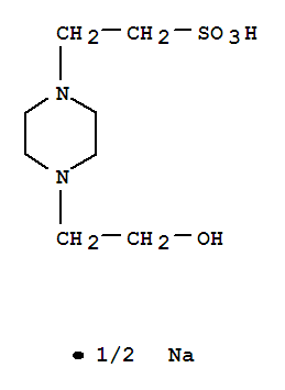 1-Piperazineethanesulfonicacid, 4-(2-hydroxyethyl)-, sodium salt (2:1)