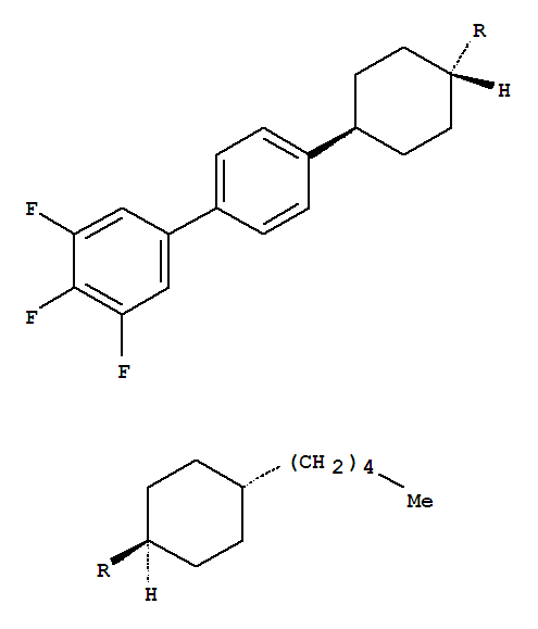 3,4,5-Trifluoro-4'-[(trans,trans)-4'-pentyl[1,1'-bicyclohexyl]-4-yl]-1,1'-biphenyl
