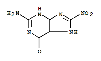 6H-Purin-6-one,2-amino-1,9-dihydro-8-nitro-