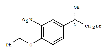 (1S)-2-bromo-1-(3-nitro-4-phenylmethoxyphenyl)ethanol