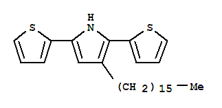 1H-Pyrrole,3-hexadecyl-2,5-di-2-thienyl-