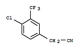 2-[4-chloro-3-(trifluoromethyl)phenyl]acetonitrile
