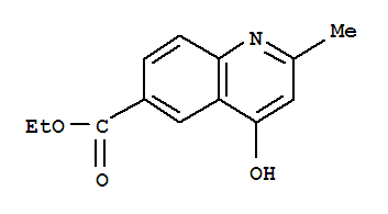 6-Quinolinecarboxylicacid, 4-hydroxy-2-methyl-, ethyl ester