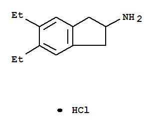 5,6-diethyl-2,3-dihydro-1H-inden-2-amine;hydrochloride