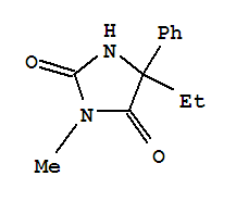 2,4-Imidazolidinedione,5-ethyl-3-methyl-5-phenyl-