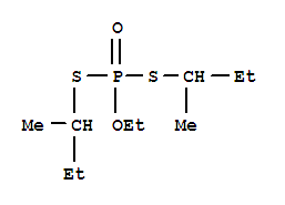 Phosphorodithioic acid,O-ethyl S,S-bis(1-methylpropyl) ester