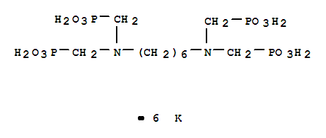 Hexamethy lenediaminetetra(methy lenephosphonic acid) ,Potassium salt (HMDTMPA.K6)
