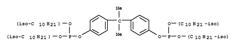 Phosphorous acid,(1-methylethylidene)di-4,1-phenylene tetraisodecyl ester (9CI)