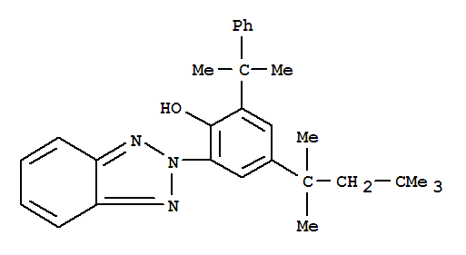 Phenol,2-(2H-benzotriazol-2-yl)-6-(1-methyl-1-phenylethyl)-4-(1,1,3,3-tetramethylbutyl)-