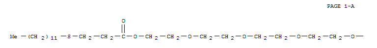 Propanoic acid,3-(dodecylthio)-, 1,1'-[oxybis(2,1-ethanediyloxy-2,1-ethanediyl)] ester