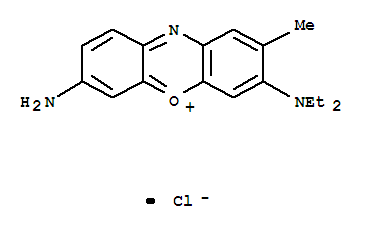 Phenoxazin-5-ium,7-amino-3-(diethylamino)-2-methyl-, chloride (1:1)