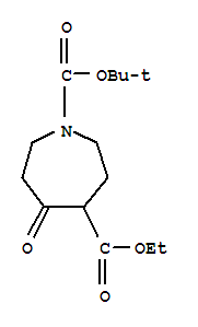 1H-Azepine-1,4-dicarboxylicacid, hexahydro-5-oxo-, 1-(1,1-dimethylethyl) 4-ethyl ester