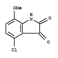 1H-Indole-2,3-dione,4-chloro-7-methoxy-