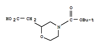 2-(4-(tert-butoxycarbonyl)morpholin-2-yl)acetic acid