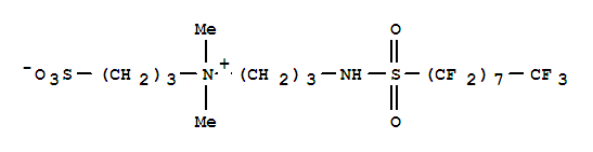 1-Propanaminium,3-[[(1,1,2,2,3,3,4,4,5,5,6,6,7,7,8,8,8-heptadecafluorooctyl)sulfonyl]amino]-N,N-dimethyl-N-(3-sulfopropyl)-,inner salt
