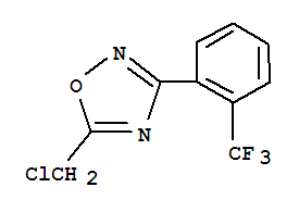 1,2,4-Oxadiazole,5-(chloromethyl)-3-[2-(trifluoromethyl)phenyl]-