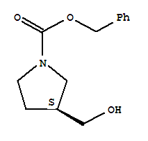1-Pyrrolidinecarboxylicacid, 3-(hydroxymethyl)-, phenylmethyl ester, (3S)-