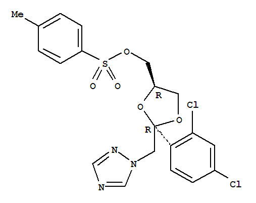 1,3-Dioxolane-4-methanol,2-(2,4-dichlorophenyl)-2-(1H-1,2,4-triazol-1-ylmethyl)-,4-(4-methylbenzenesulfonate), (2R,4R)-