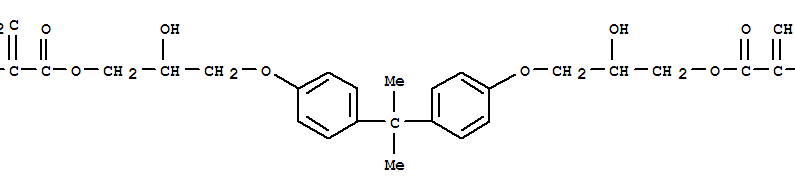 2-Propenoic acid,2-methyl-,1,1'-[(1-methylethylidene)bis[4,1-phenyleneoxy(2-hydroxy-3,1-propanediyl)]]ester