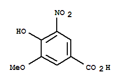 4-羟基-3-甲氧基-5-硝基苯甲酸