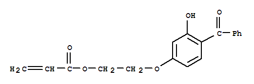 2-Propenoic acid,2-(4-benzoyl-3-hydroxyphenoxy)ethyl ester