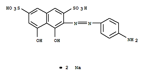 2,7-Naphthalenedisulfonicacid, 3-[2-(4-aminophenyl)diazenyl]-4,5-dihydroxy-, sodium salt (1:2)