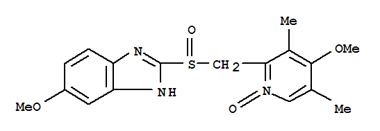 6-methoxy-2-[(4-methoxy-3,5-dimethyl-1-oxidopyridin-1-ium-2-yl)methylsulfinyl]-1H-benzimidazole