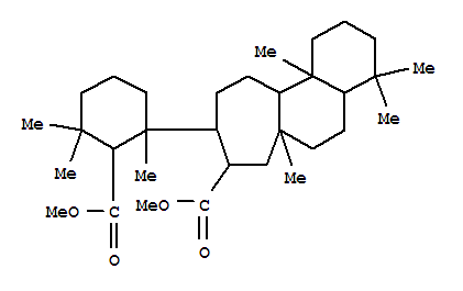 15,16-Seco-C(14a)-homo-27-norgammacerane-15,16-dioicacid, dimethyl ester, (-)- (8CI)  