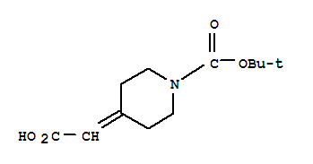 2-[1-[(2-methylpropan-2-yl)oxycarbonyl]piperidin-4-ylidene]acetic acid