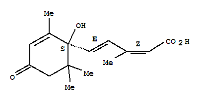 2,4-Pentadienoic acid,5-[(1S)-1-hydroxy-2,6,6-trimethyl-4-oxo-2-cyclohexen-1-yl]-3-methyl-, (2Z,4E)-