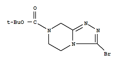 tert-butyl 3-bromo-5,6-dihydro-[1,2,4]triazolo[4,3-a]pyrazine-7(8H)-carboxylate