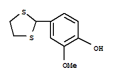 Phenol,4-(1,3-dithiolan-2-yl)-2-methoxy-