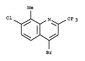 4-Bromo-7-chloro-8-methyl-2-(trifluoromethyl)quino...