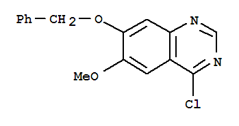 Quinazoline,4-chloro-6-methoxy-7-(phenylmethoxy)-