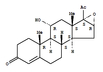 11alpha-Hydroxy-16,17alpha-epoxyprogesterone