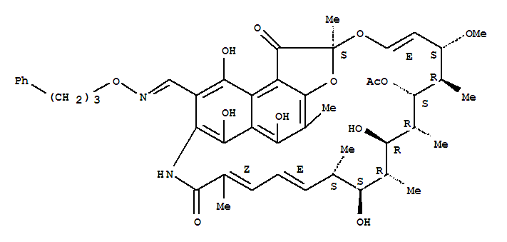 Rifamycin,3-[[(3-phenylpropoxy)imino]methyl]- (9CI)