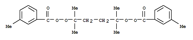 Benzenecarboperoxoicacid, 3-methyl-, 1,1'-(1,1,4,4-tetramethyl-1,4-butanediyl) ester  